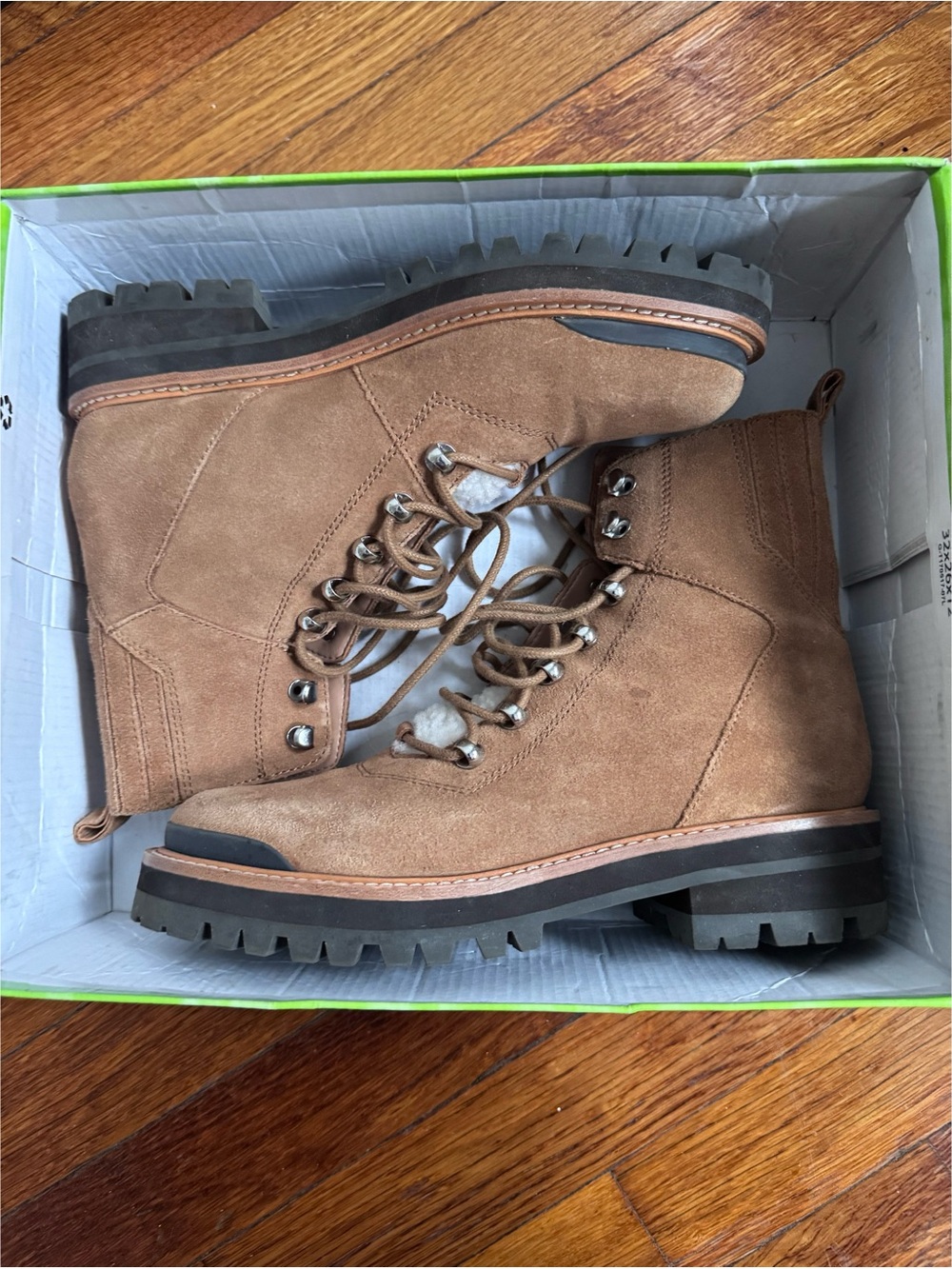 Mark Fisher Suede Lace-Up  Boots in Brown